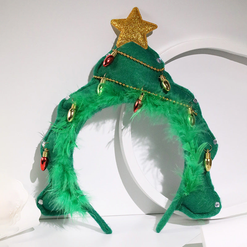 Wholesale Christmas Tree Fabric Headband